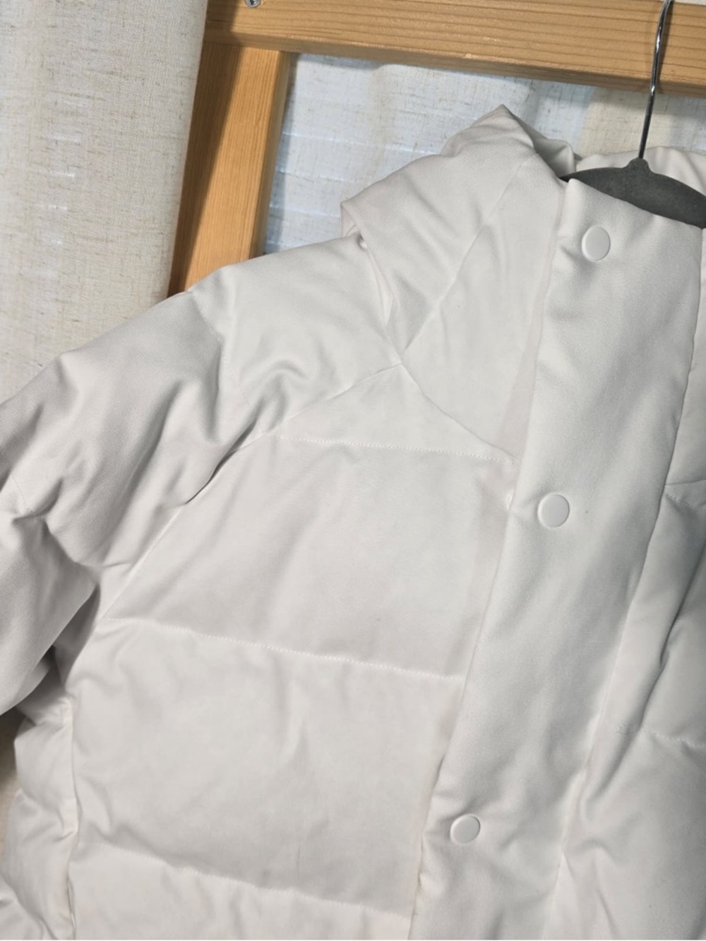 LuluLemon wunder men White down Puffer Jacket with Hood - Picture 4 of 7